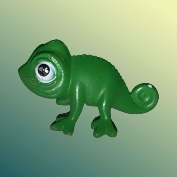 Disney Tangled Rapunzel's Pet Chameleon PASCAL MINI Figure 2.5” A12 - Picture 2 of 4